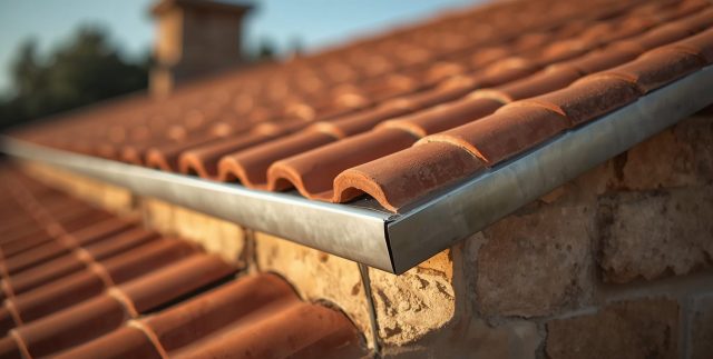 Contre-solin toiture en zinc sur maison provençale l ARTIHOME