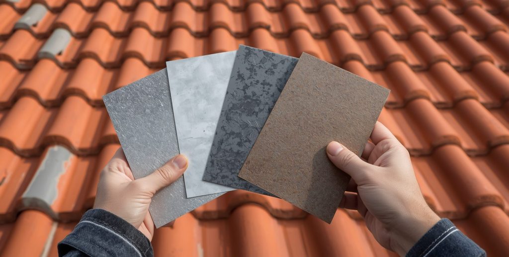 Contre-solin toiture métallique fixé au mur au-dessus d'une couverture en tuiles canal | Artihome
